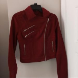 Guess vegan leather moto Jacket size extra small New With Tags